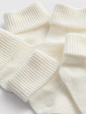 5’li paket ribana manşetli çoraplar