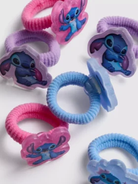 6’lı paket Disney’in Stitch at kuyruğu lastikleri