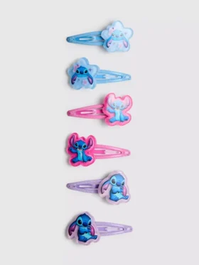 6’lı paket Disney’in Stitch’i çıtçıtlı saç tokaları