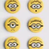 6’lı paket Minions düğmeleri