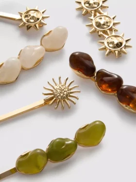 6’lı paket Paula Echevarría Celestial reçine saç tokası