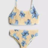 7-15 yaş | büzgülü desenli bikini 7-15 yaş | büzgülü desenli bikini