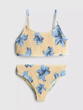 7-15 yaş | büzgülü desenli bikini