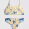 7-15 yaş | büzgülü desenli bikini 7-15 yaş | büzgülü desenli bikini
