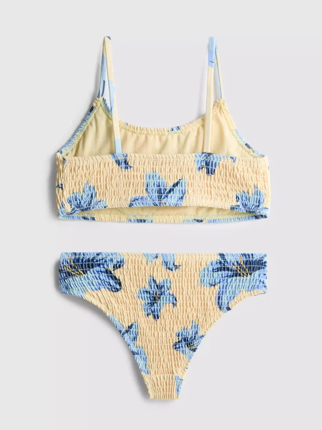7-15 yaş | büzgülü desenli bikini 7-15 yaş | büzgülü desenli bikini