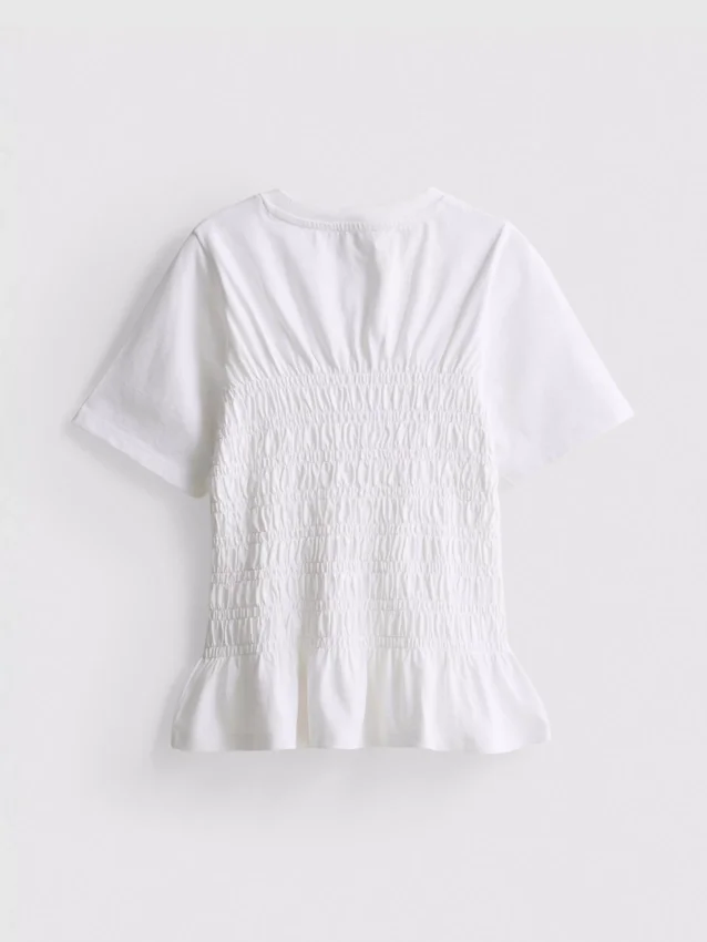 7-15 yaş | büzgülü peplum tişört 7-15 yaş | büzgülü peplum tişört