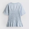 7-15 yaş | büzgülü peplum tişört 7-15 yaş | büzgülü peplum tişört