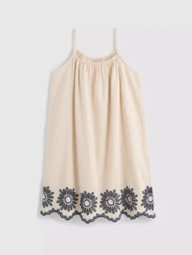 7-15 yaş | işlemeli cami smock elbise