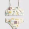 7-15 yaş | kartpostal desenli bikini 7-15 yaş | kartpostal desenli bikini