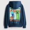 7-15 yaş | Minecraft desenli, pamuk ağırlıklı kapüşonlu sweatshirt 7-15 yaş | Minecraft desenli, pamuk ağırlıklı kapüşonlu sweatshirt