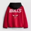 7-15 yaş | NBA Chicago Bulls fermuarlı kapüşonlu sweatshirt 7-15 yaş | NBA Chicago Bulls fermuarlı kapüşonlu sweatshirt