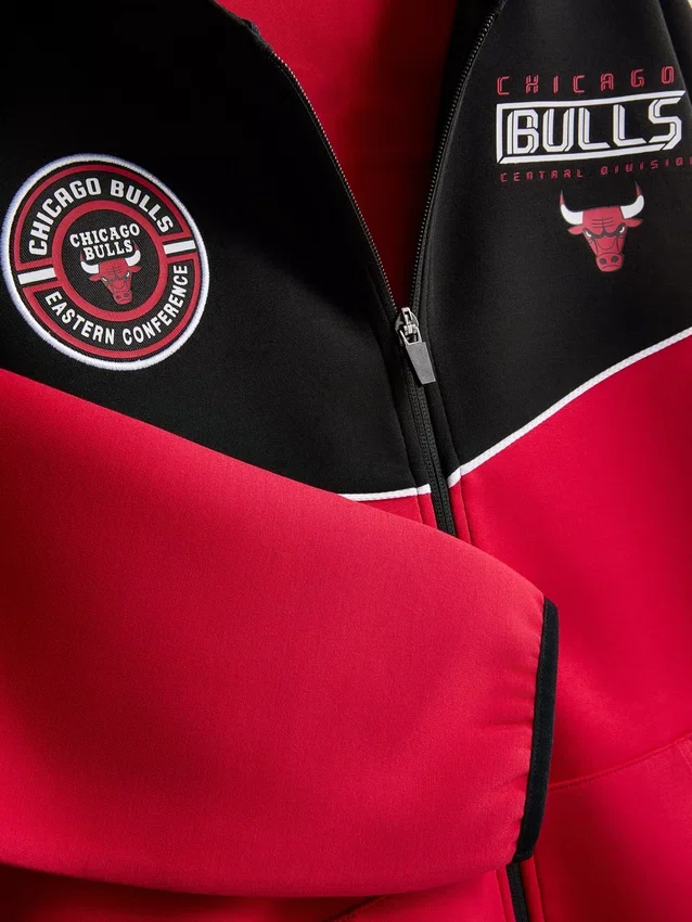 7-15 yaş | NBA Chicago Bulls fermuarlı kapüşonlu sweatshirt 7-15 yaş | NBA Chicago Bulls fermuarlı kapüşonlu sweatshirt