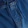 7-15 yaş | paçaları kıvrımlı eşofman pantolonu tarzı jeanler