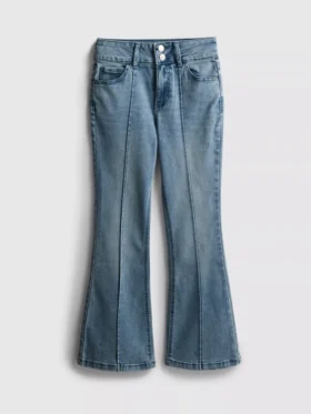 7-15 yaş | pintuck flare jeanler