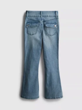 7-15 yaş | pintuck flare jeanler