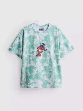 7-15 yaş | Sonic the Hedgehog tie-dye gömlek 7-15 yaş | Sonic the Hedgehog tie-dye gömlek