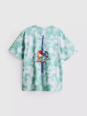 7-15 yaş | Sonic the Hedgehog tie-dye gömlek 7-15 yaş | Sonic the Hedgehog tie-dye gömlek