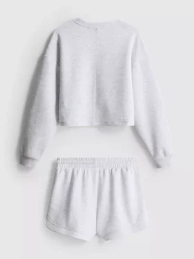 7-15 yaş | sweatshirt ve koşu şortu takımı