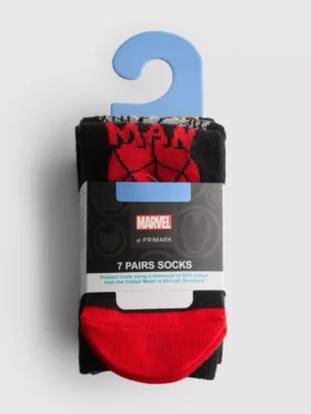 7’li paket Marvel ayak bileği çorapları