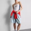 ABD futbol temalı, pamuk ağırlıklı bandeau üst ABD futbol temalı, pamuk ağırlıklı bandeau üst