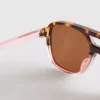 Akrilik aviator tarzı güneş gözlüğü