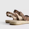 Arkadan bağlamalı espadril sandaletler
