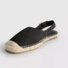 Arkadan bağlamalı espadril sandaletler