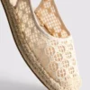 Arkadan bağlamalı espadril sandaletler