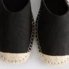 Arkadan bağlamalı espadril sandaletler