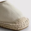 Arkadan bağlamalı espadril sandaletler