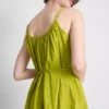 Askılı fırfırlı poplin mini elbise Askılı fırfırlı poplin mini elbise