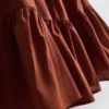 Askılı fırfırlı poplin mini elbise Askılı fırfırlı poplin mini elbise