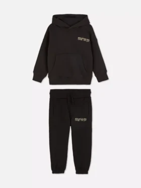Atletizm bölümü kapüşonlu sweatshirt ve eşofman altı takımı Atletizm bölümü kapüşonlu sweatshirt ve eşofman altı takımı