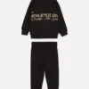 Atletizm bölümü kapüşonlu sweatshirt ve eşofman altı takımı Atletizm bölümü kapüşonlu sweatshirt ve eşofman altı takımı