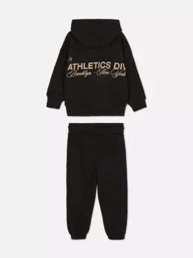 Atletizm bölümü kapüşonlu sweatshirt ve eşofman altı takımı Atletizm bölümü kapüşonlu sweatshirt ve eşofman altı takımı
