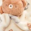 Ayı desenli bebek battaniyesi Ayı desenli bebek battaniyesi