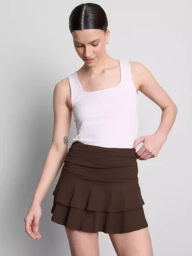 Beli büzgülü mini Rara etek