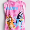 Bluey kapüşonlu havlu kumaş panço Bluey kapüşonlu havlu kumaş panço