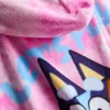 Bluey kapüşonlu havlu kumaş panço Bluey kapüşonlu havlu kumaş panço
