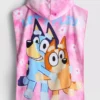 Bluey kapüşonlu havlu kumaş panço Bluey kapüşonlu havlu kumaş panço