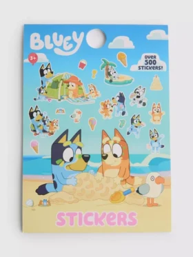 Bluey çıkartma kitabı