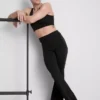 Bodysculpt performans yüksek bel geniş paça tayt Bodysculpt performans yüksek bel geniş paça tayt