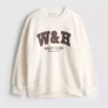Bol kesim, pamuk ağırlıklı spor kulübü sweatshirt’ü Bol kesim, pamuk ağırlıklı spor kulübü sweatshirt’ü