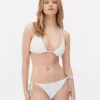 Boncuk detaylı kroşe bikini üstü Boncuk detaylı kroşe bikini üstü