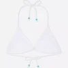Boncuk detaylı kroşe bikini üstü Boncuk detaylı kroşe bikini üstü
