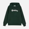 Boston desenli kapüşonlu sweatshirt Boston desenli kapüşonlu sweatshirt