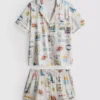 Boyfriend kısa pijama Boyfriend kısa pijama