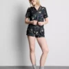 Bratz grafik desenli boyfriend kısa pijama