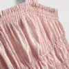 Büzgülü peplum etekli kolsuz bluz Büzgülü peplum etekli kolsuz bluz