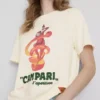 Campari pamuklu bisiklet yaka tişört Campari pamuklu bisiklet yaka tişört